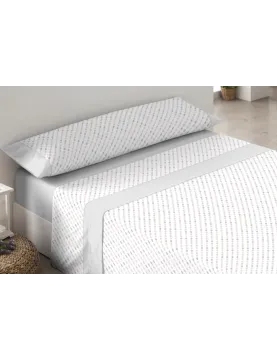 Juego de sábanas Parma | Diseño floral en turquesa y amarillo