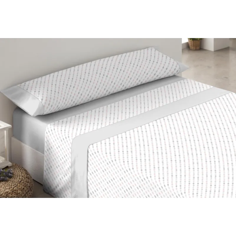 Juego de sábanas Parma | Diseño floral en turquesa y amarillo