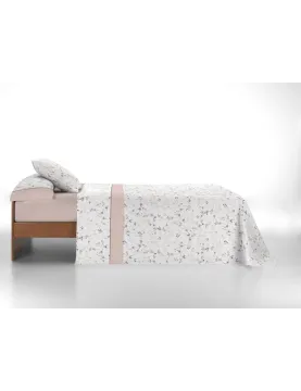 Juego de sábanas Fiorella | Diseño floral en color rosa