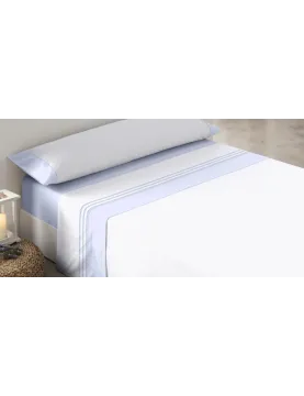 Juego de sábanas Perseo de Trovador | Suavidad y elegancia en gris o azul