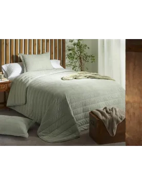 Edredón Nara | Jacquard de chenilla, 200 gr, con fundas de cojín – cama 150cm