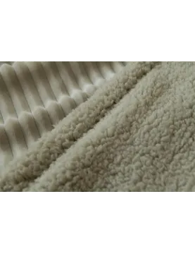 Manta de sofá jacquard Murman con borreguillo | 140x200