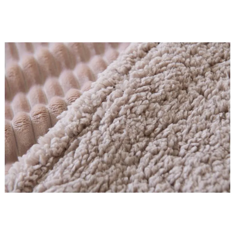 Manta de sofá jacquard Murman con borreguillo | 140x200