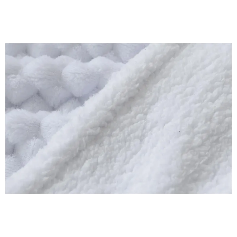 Manta de sofá Justin jacquard con borreguillo | 140x200