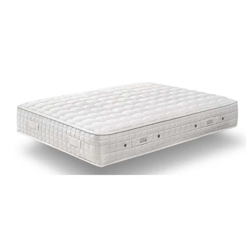 Colchón Nerva Astral Nature natural muelles ensacados y látex | 32 cm