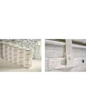 Colchón Nerva Astral Nature natural muelles ensacados y látex | 32 cm