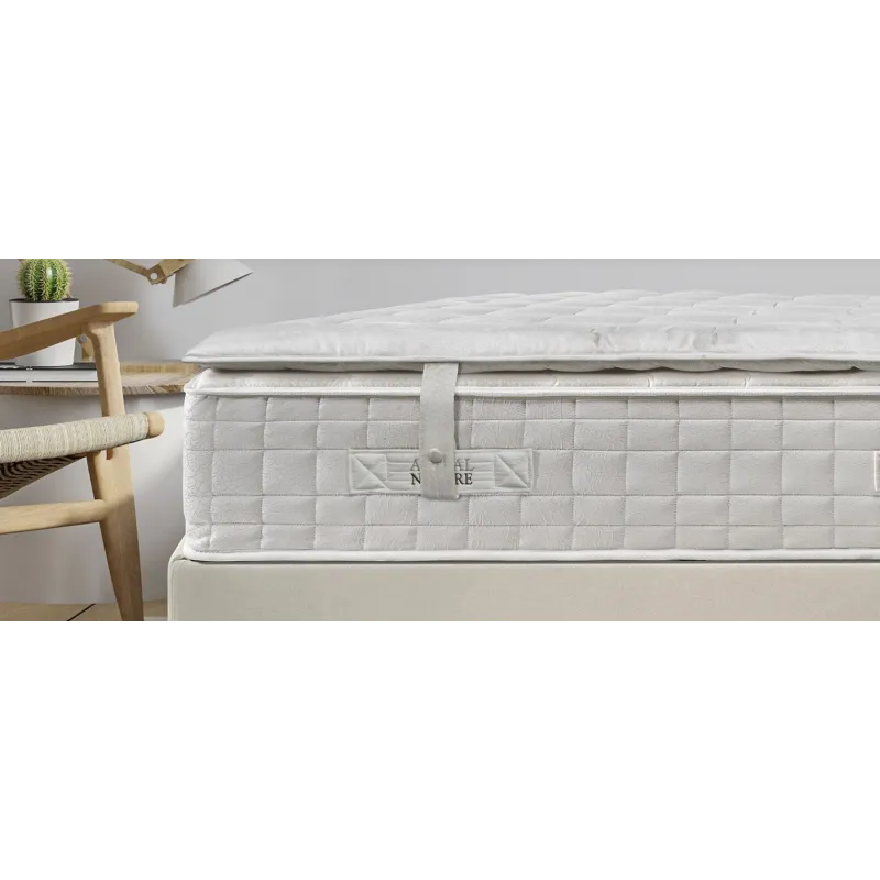 Topper Nerva Astral Nature natural | Doble cara verano e invierno